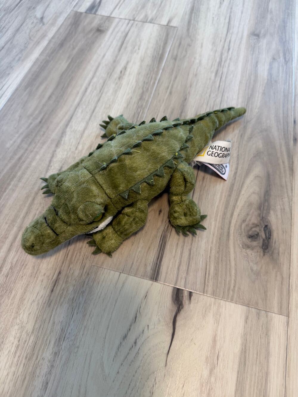 National Geographic 770702 Crocodile Plush Green LELLY 11" Small Alligator